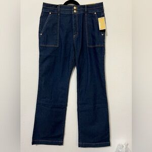 MICHAEL Michael Kors Dark Blue Wide Leg Pants